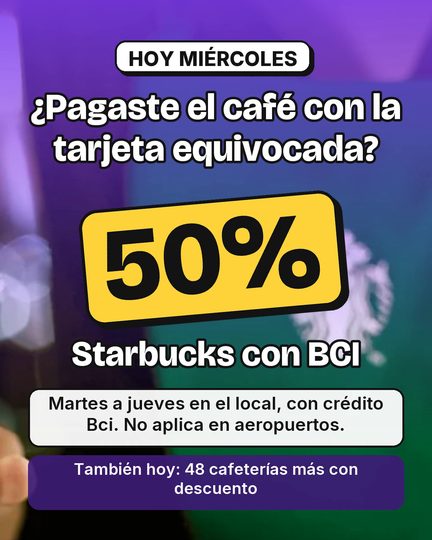 Starbucks al 50% con BCI