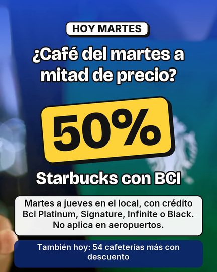 Starbucks al 50% con BCI