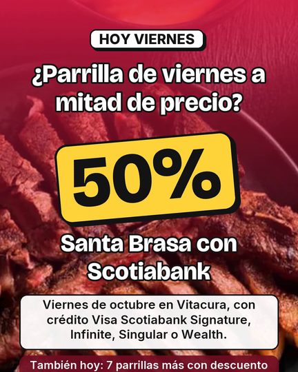 Santa Brasa al 50% con Scotiabank