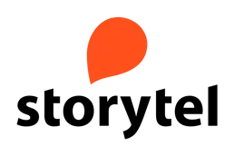 Logo de Storytel audiolibros
