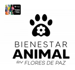 Logo de Bienestar animal by flores de paz