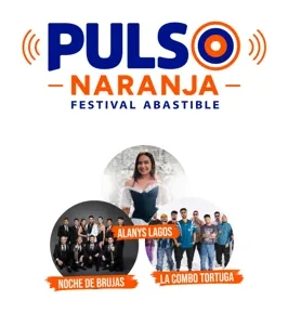 Logo de Festival Pulso Naranja Abastible