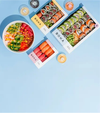Boka Sushi, cafeterías con descuento
