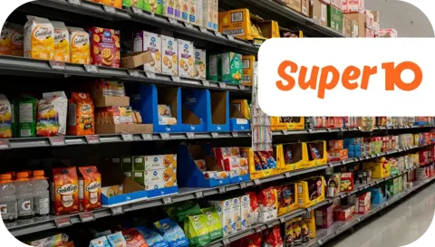 Super 10, supermercados con descuento