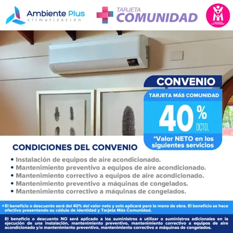 Ambiente Plus, servicios con descuento