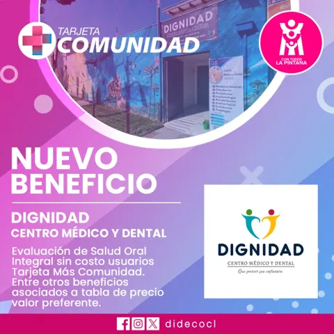 Clínica Dignidad, salud con descuento