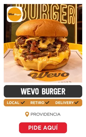 Wevo Burger, restaurantes con descuento